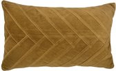 Hoyz | New Folded Ceder Groen Kussen | 30 X 50 | Sierkussen Voor Woonkamer Of Slaapkamer