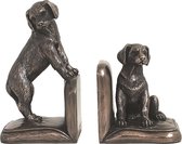 MadDeco - boekensteunen - honden - bronskleurig