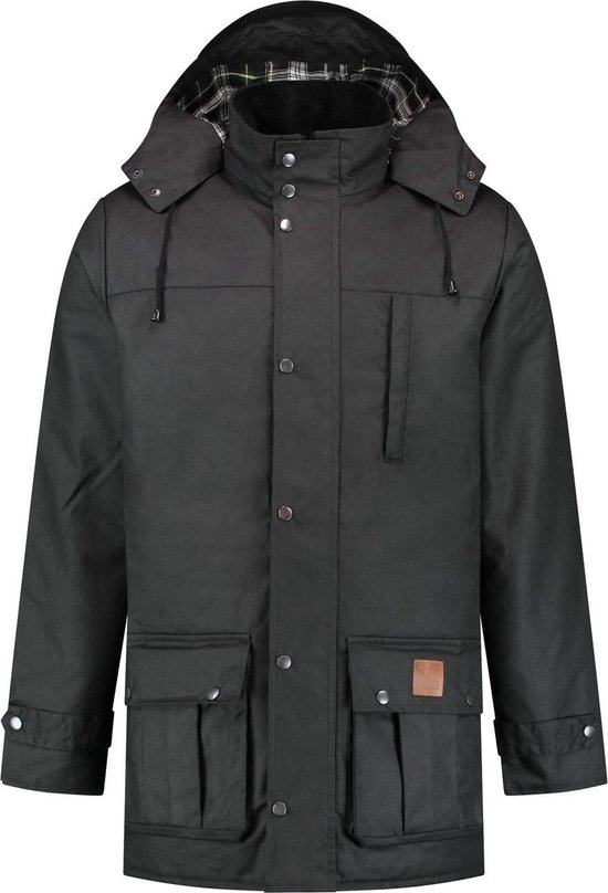 MGO Leisure William Wax Parka Outdoorjas Heren - Maat XL