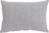 Hoyz | New Basket Weave Grijs Kussen | 40 X 60 | Sierkussen Voor Woonkamer Of Slaapkamer