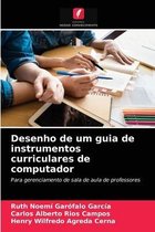 Desenho de um guia de instrumentos curriculares de computador