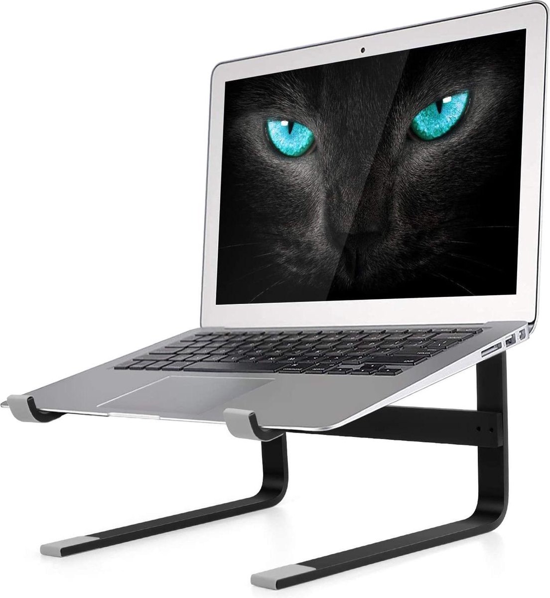 Universele LB-557 Laptopstandaard 10-17 inch - Verstelbare alle Laptop / MacBook Air Pro - Bureau houder - Tafel Standaard Steun - Zwart