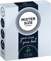 MISTER.SIZE 47 mm Condooms 3 stuks