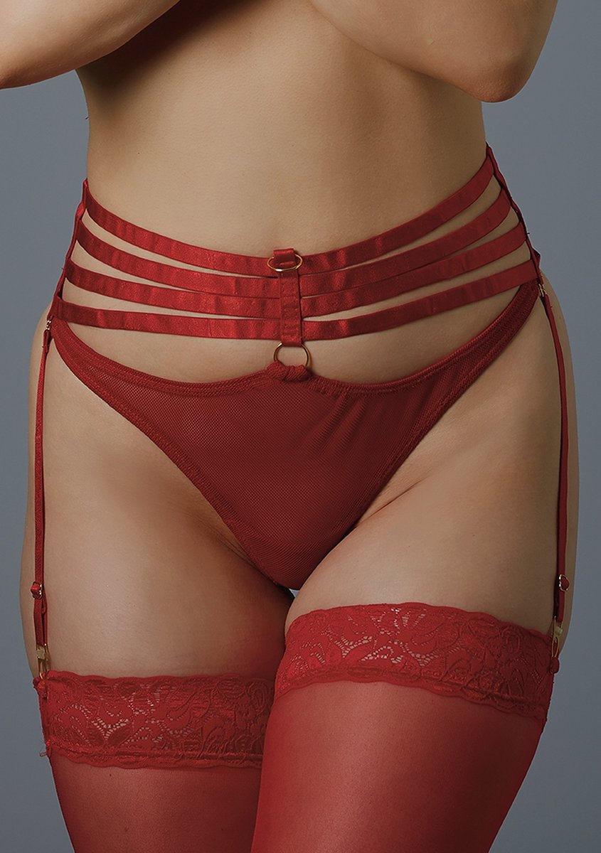 Adore 4ever Yours Panty - Red - O/S