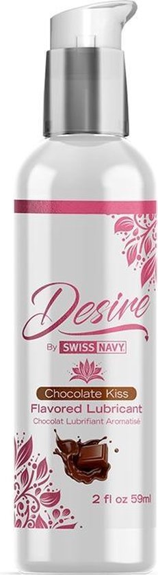 Desire by Swiss Navy - Chocolate Kiss Gearomatiseerd Glijmiddel - 59ml