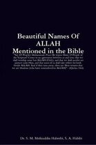 Beautiful Names of ALLAH Mentioned in the Bible
