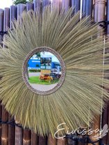 Seagrass Mirror Naturel Spiegel Ø 100 cm