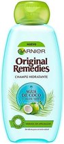 Vochtinbrengende Shampoo Original Remedies Agua Coco Y Aloe Garnier (300 ml)