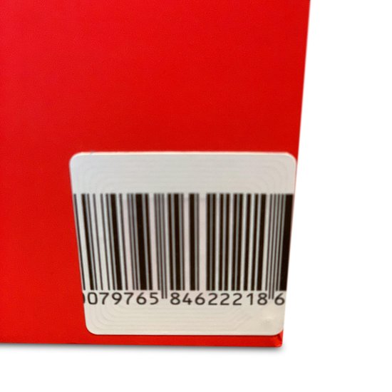 1000st Beveiligingssticker EAS RF 8,2Mhz 4x4cm Barcode