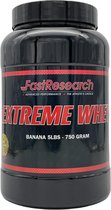 Fast Research | Extreme Whey Banaan - 100% Whey Protein - Eiwitshake - 750 gram - 25 doseringen