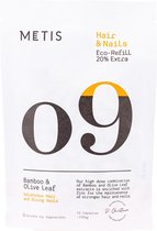 Metis Hair & Nails 09 Refill- supplementen & vitamine – Effectieve haar supplementen –Minder haaruitval - Voller & sterker haar - Sterkere nagels - 72 capsules