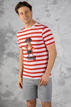 KATIA & BONY  EXOTICA -  HEREN KORTE PYJAMA-SET L