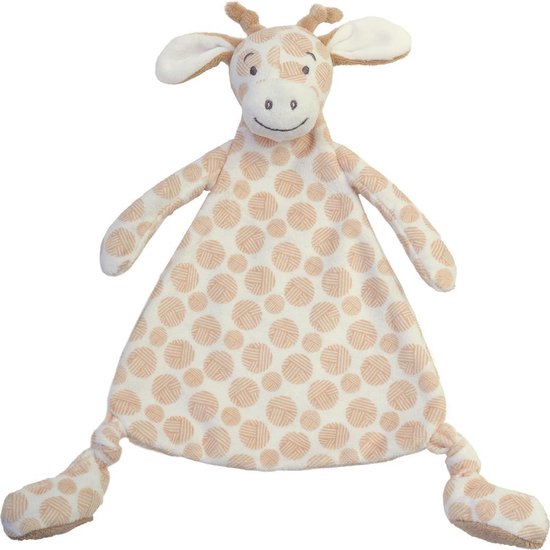 Happy Horse Giraf Gessy Knuffeldoekje - Beige - Baby cadeau