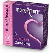 Condooms Fun Skin (3 pcs) MoreAmore 41309