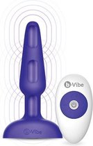 Trio butt plug met afstandsbediening Paars B-Vibe