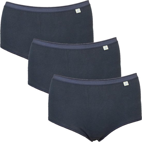 3-pack Lunatex dames Maxi slips (Taille) Zwart - maat L