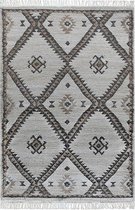 The Rug Republic Hand Woven Punja ARACAR Natural/Black 190 x 290 cm CARPET