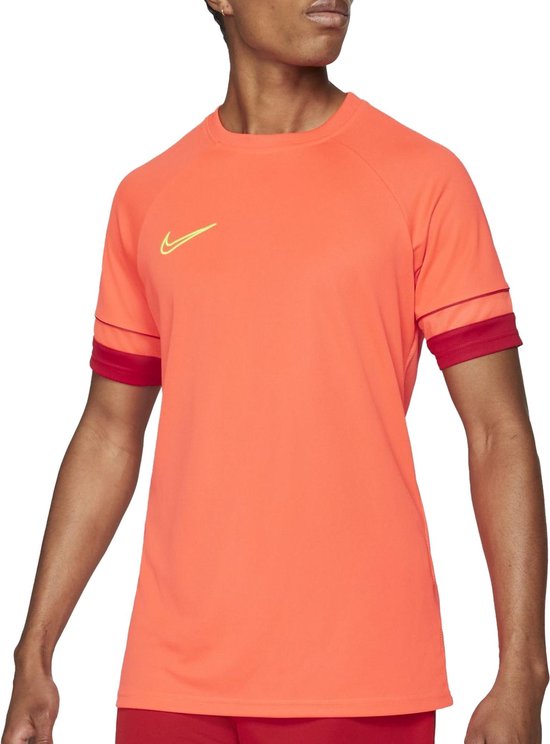 Nike Dri-FIT Sportshirt - Maat S - Mannen - Oranje - Rood - Geel | bol.com