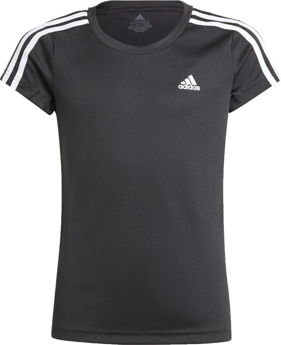 adidas Designed 2 Move T-shirt - Meisjes - Zwart - Wit | bol.com