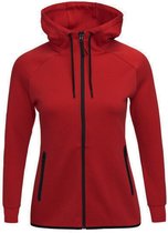 Peak Performance  - Tech Zip Hoodie  - Rode Vest - L - Rood