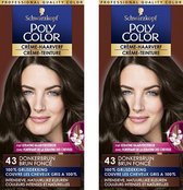 Schwarzkopf Poly Color Haarverf Multi Pack - 43 Donkerbruin