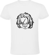 Chucky Heren t-shirt | horror | pop | film | grappig | cadeau | Wit