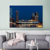 Serie Rotterdam - Foto 1 | "De Nieuwe Rotterdam aan de Holland Amerika kade" | Rene Schuite | 120 x 80cm | Foto op dibond mat | Blind ophangsysteem