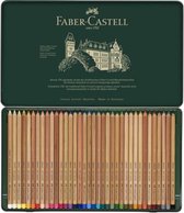 Crayon pastel Faber-Castell Pitt étui à crayons en métal a 36 pièces