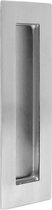 AMIG Schuifdeurkom 120x50mm – gebosteld RVS 304 – rechthoek blind – schuifdeurbeslag – schuifdeursysteem – loftdeur