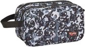 Toilettas voor Kinderen - Toilettasje - Toilettas heren - 10 Liter - toilettas met haak - toilettas Kind - BlackFit8 - camo