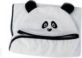 Lubna Home BADCAPE Zachte Katoenen 65x110cm Handdoek Baby Badcape - Panda Witte Panda Handdoek Badcape65x110cm