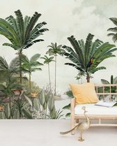 Rainforest Behang Mural - Behangpapier Slaapkamer - 200cm x 280cm - Mat Vliesbehang - Creative Lab Amsterdam