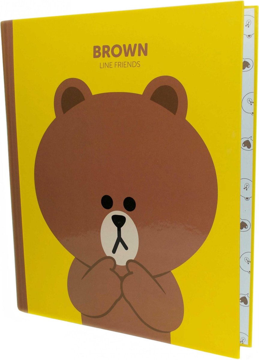 Blueprint Collections Ltd Multomap Linefriends A4 Karton Geel | bol.com