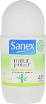 Deodorant Roller Natur Protect 0% Sanex (50 ml)