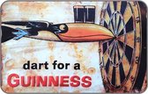 Cafe Pub Wall Sign - Dart For A Guinness