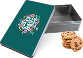 Koektrommel Girly Rechthoek - Bewaarblik 13 x 20 x 5 cm
