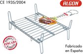 Algon - Barbecue grill - Los rek - 25x30cm - Dubbele zinklegering - Met handvat