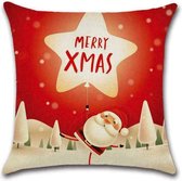 Sierkussen Kerst - Merry XMAS - Sierkussen - Kerst - 45x45 cm - Sierkussen - Polyester