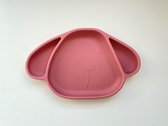 Siliconen kinderbordje Milo met zuignap van Cotton Cloud - Wild Rose