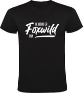 Foxwild Heren t-shirt | Foxwild | Hatseflatse | Massa is kassa | Peter Gillis | Zwart