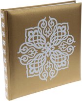 Gastenboek Oriental goud met wit - gastenboek - trouwen - bruiloft - huwelijk