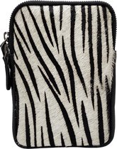 Telefoontasje - Zebra - Print - Zwart - Leer - Crossbody Dames Tas - Verstelbare Schouderband - Smartphone - Bag Strap