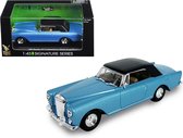 Bentley S2 convertible with closed soft top, metallic blue 1:43