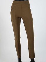 Dames tregging Jacky XL/XXL - Taupe - Luxe & Comfort - Hoge Taille