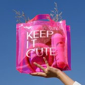 Without Lemons Jelly Bag Roze | Keep it cute |Transparante tas | Beachbag | Musthave |Trend | Neon tas | Jelly Tas || Tik Tok 2021 |Dames tas| Vrouwen tas |Cadeau | Waterproof