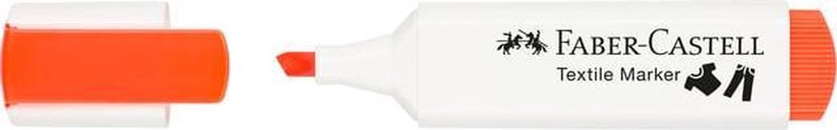 Faber-Castell textielmarker - neon oranje - FC-159509