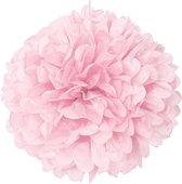 Pompon Lichtroze 40cm