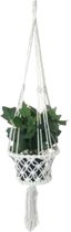 Plantenhanger Macramé Hoge Kwaliteit | Luxe Gevlochten Touw Katoen | Varios | 65 x 17 cm  | Ibiza Stijl Hanger