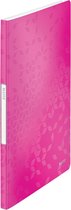 Leitz WOW showalbum formaat 21 x 297 cm (A4) roze