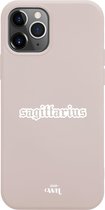 iPhone 12 Pro Case - Sagittarius (Boogschutter) Beige - iPhone Zodiac Case